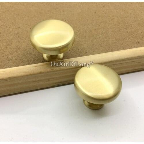 High Quality 10PCS European Pure Brass Cabinet Pulls Cupboard Wardrobe Drawer Kitchen Cabinet Handles and Knobs Brass Tone