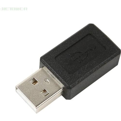 USB 2.0 A Type Male to Mini 5pin USB B type 5pin Female Connector Adapter Black Color Wholesale 500pcs/lot