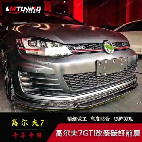 Suitable For Golf 7 / 7.5 Generation Gti Carbon Fiber Front Rear Lip Tail Wing Size Surround Refitting