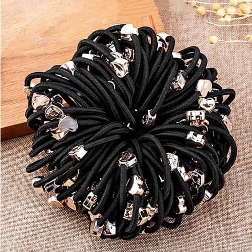 20PCS/SET New Styles Asia Fashion Cute Rope Gum Rubber Band For Girl Scrunchie Elastic Ponytail Hair Accessories Hair Ties