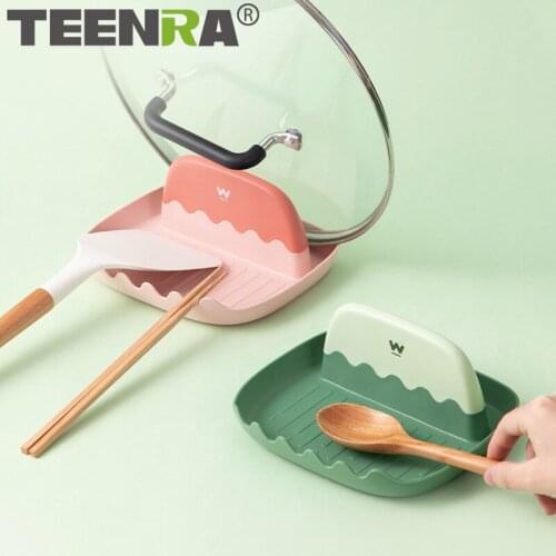 TEENRA Silicone Spatula Rack Kitchen Shelving Knife Rack Seasoning Jar Seasoning Rack Multi-purpose Tool Kitchen Accessories