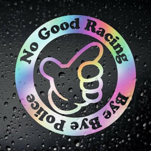 Three Ratels FD572 No Good Racing Single Sticker for Fuel Tank Cap Decoration Decals for Alfa Romeo