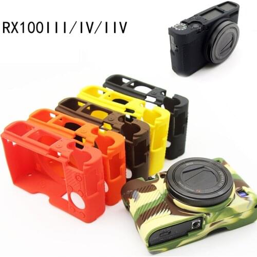 Soft Silicone Camera Protector Case Rubber Body Cover Bag Skin For Sony RX100 III RX100 IV RX100 V VI RX100 VII Protective