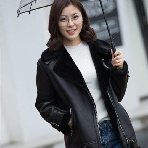 Winter Women Fur Coats European and American Vintage Warm Coats Faux Fur Leather Coats Woman Streetwear 2020 Women Clothing A898