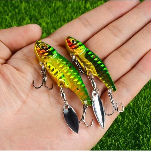 1Pcs Metal Bait Fishing Lure Spinner Spinner 12g 16g Isca Artificial Pesca Peche 50mm 55mm Wobblers For Pike Fishing Tackle 2020