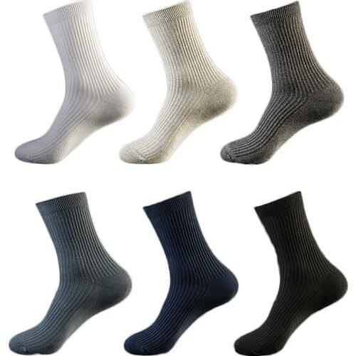 3 Pairs 1 Lot Cotton Men Socks High Quality Thicken Warm Business Socks Set Pack Black Autumn Winter For Male Thermal Calcetas