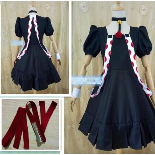 Anime! Tokyo Ghoul Juzo Suzuya/Rei 4th Gothic Uniform Cosplay Costume Lolita Lovely Dress Custom-made Size Free Shipping