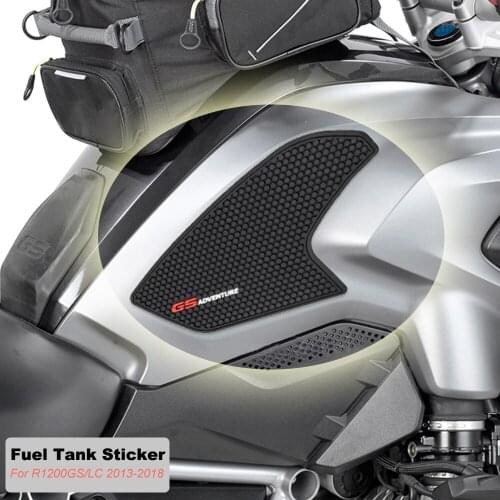 For BMW R1200GS R 1200 GS LC 2013-2018 2017 2016 2015 Motorcycle Non-Slip Side Fuel Tank Stickers Waterproof Pad Rubber Sticker