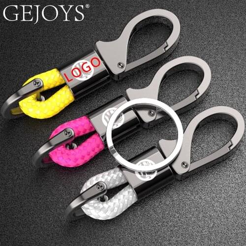 GEJOYS 2pcs Car Keychain For Vauxhall Key Chain Vauxhall Insignia Accessories Car Parts Vauxhall With Car Logo Rotating Key Ring