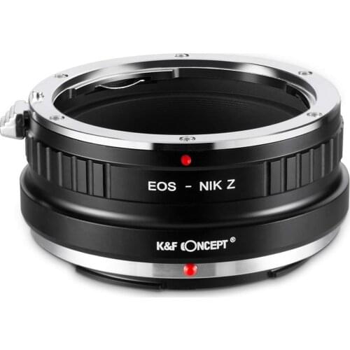 K&F Concept Lens Mount Adapter for Canon EOS EF Mount Lens to Nikon Z6 Z7 Camera