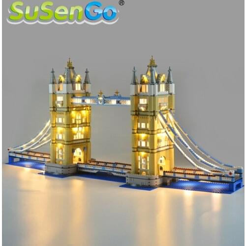 SuSenGo LED Light Kit For 10214 Architecture London Tower Bridge Compatible With 17004 30001 88004