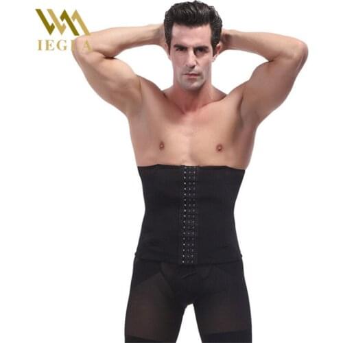 Corset Male Waist Trainer Modeling Strap Vest Body Shaper Tummy Abdomen Belt Weight Loss Belly Girdle Slimming Underwear