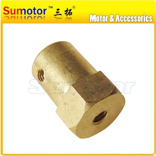 10pieces a lot, Tyre Coupling Bore 3mm 4mm 5mm 6mm 7mm Tighten Rigid coupling for Motor shaft RC smart car boat model coupler