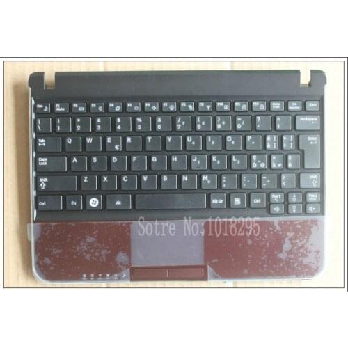 NEW Italy laptop keyboard For Samsung np N220 IT Itallian layout with Plamrest Touchpad case cover BA75-02593E