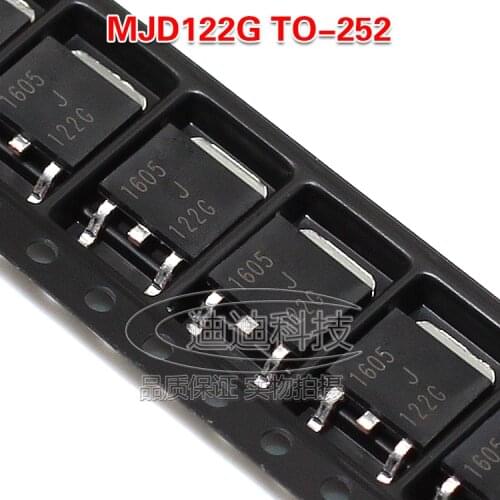 New MJD122G NPN Transistor Darlington D-PAK TO-252 Power Transistor Chip