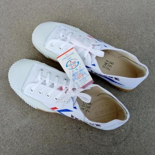 TOPONE Childrens adult martial arts shoes track and field shoes Low help canvas sports shoes