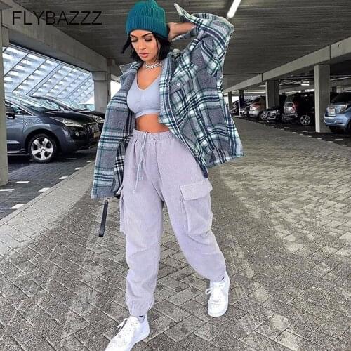 Autumn Winter Solid High Waist Fitness Casual Sports Pants For Women Loose Sportswear Jogging Sweatpants Running Training Pants