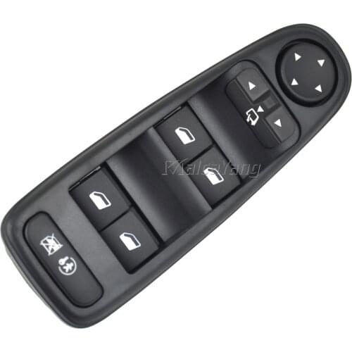 For Citroen C4 Picasso 2008-2013 Master Power Window Switch Electric Window Lifter Button 6554YH 96639383ZD