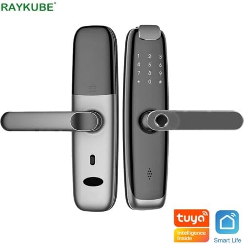 RAYKUBE X5 Wifi Biometric Fingerprint Intelligent Tuya APP Password IC Card Electronic Door Lock Home Security Keyless