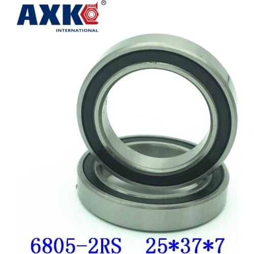 2019 Limited Rolamentos Free Shipping 10pcs 6805-2rs 6805rs 6805 Rs 25 X 37 7mm Metric Thin Section Deep Groove Ball Bearings