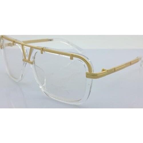 Sun Glasses For Men women Gradient Lens Sunglasses Shades High Quality Thick Oversized Frame Male Gafas 4019 metal sun glasses