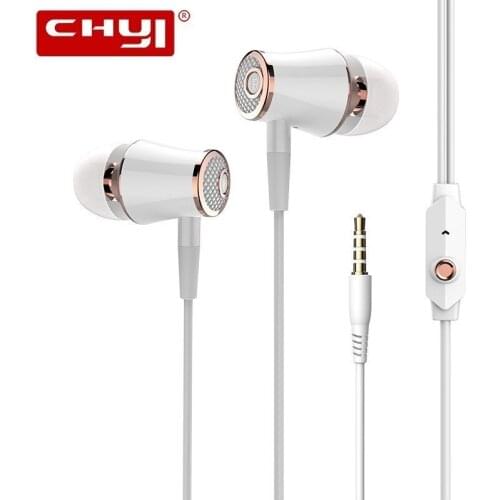 Stereo Bass Earbuds In-Ear Earphones For Cell Phone Universal Sport Earphone With Control Button Headset For PC IPhone Xiaomi