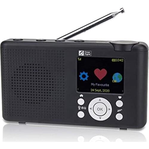 WR-23F Radio Internet Portable 2,4 Inch Couleur LCD Rechargeable Batteries Wi-FI Bluetooth UPnP & DLNA Player Sleep