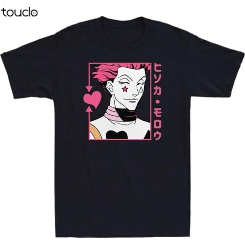 Hunter X Hunter Anime Hisoka Gon Killua Funny Novelty Mens Short Sleeve T-Shirt
