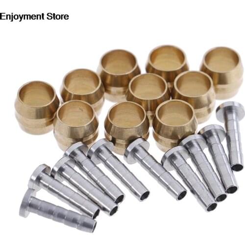 Hot sale 10 Set BH90 Bike Brake Hose Hydraulic Disc Brake Olive Connect Insert for Shimano BH90 BH59 Hydraulic Disc Brake Cable