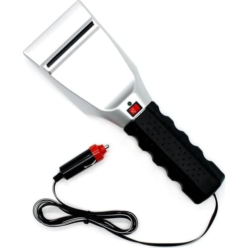 12V Electric Heated Car Ice Scraper Automobiles Cigarette Lighter Snow Removal Shovel Windshield Glass Defrost Clean Tools