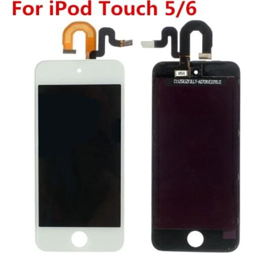 Black White LCD Display For ipod Touch 5 LCD Display Touch Screen Digitizer Assembly For iPod Touch 6