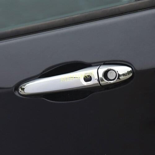 For 2017-2022 Jeep Compass Chrome Door Handle Cover Protector Accessories