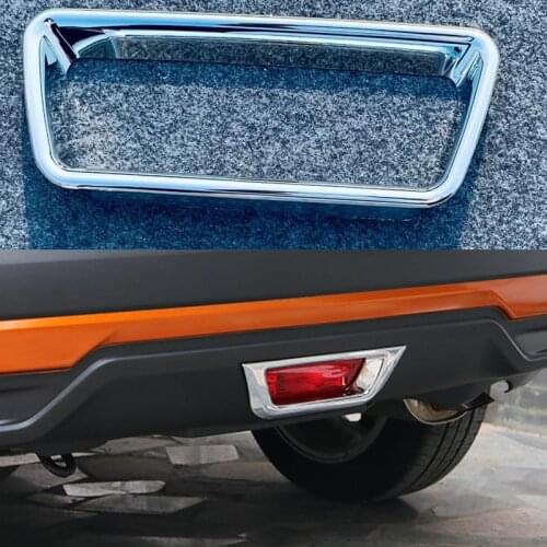 For Nissan Rogue X-Trail T33 2021 2022 Car Chrome Rear Brake Light Decoration Cover Trim Brake Lights Stickers