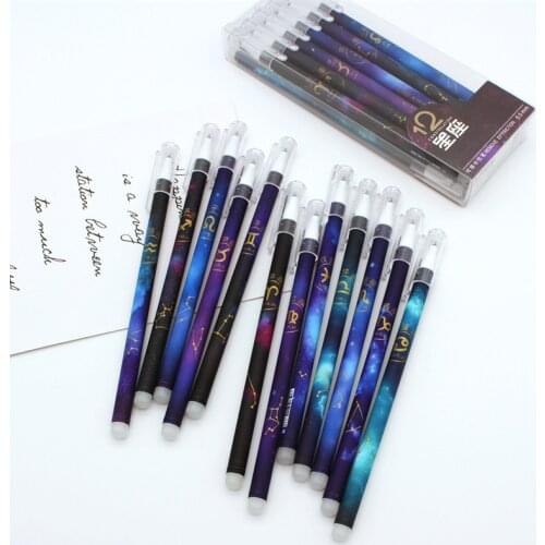 Ellen Brook 1 PCS Stationery Cute TWelve Constellations Erasable Pen School Office Kawaii Supplies Creative Gift Candy Gel Pen