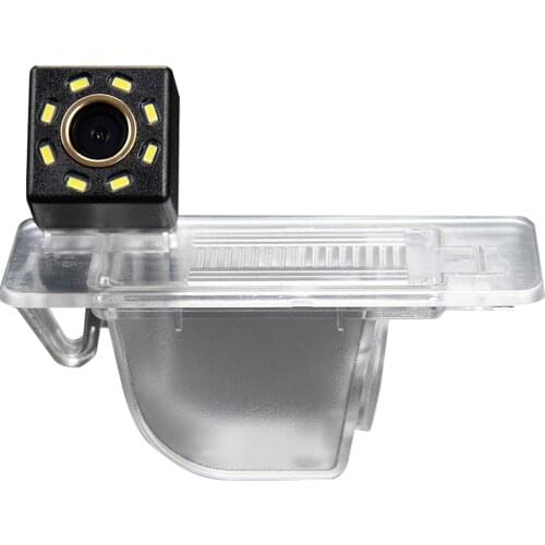 Misayaee Car Rear View Reverse Parking Camera Golden 8 LED for BUICK GL8 GL6 2017 2018 Night Vision Waterproof