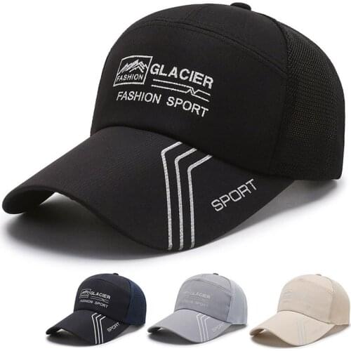 Cap Man Summer Thin Baseball Cap Man Sunscreen Hat Dry quickly to shade the sun outdoors snapback hat dad hats hats for men