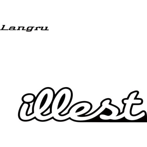 Langru Hot Sale Illest Decal Funny Car Vinyl Sticker Euro Car Stying Car Accessories Decorative JDM