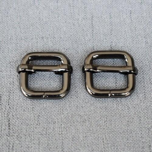 1 Pcs/Lot 15mm Metal Slider Adjustable Buckle for Making Handbag Backpack Luggage Dog Collar Webbing Environmental Plated