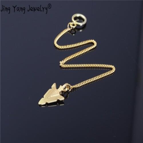 Reiki Metal Copper reiki healing stones Pendulum Pendant Charms Chakra pendulo Chrome gold Amulet pendulos para radiestesia