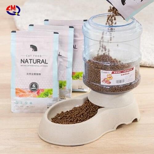 Water Feeding Bowls Wholesales New Design Automatic Large Pet Dog Food Feeder