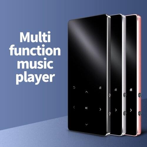 MP3 Player X3 with Bluetooth Speaker Touch Key Built-in 4GB 8GB 16GB HiFi Metal Mini Portable Walkman with Radio FM HD Recording