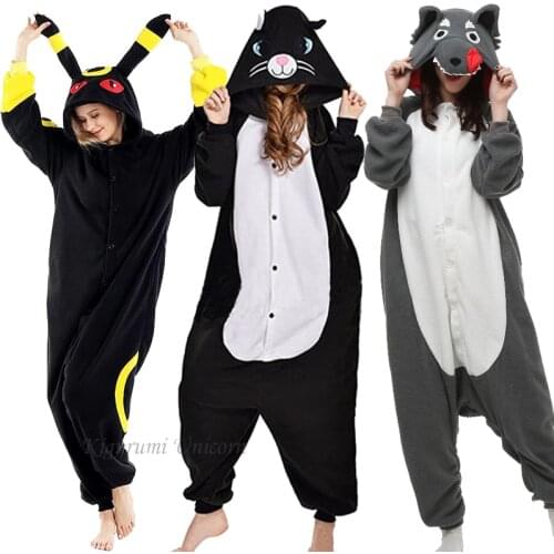 New Man Adult Animal Cat Pajama Costume Onesie Cartoon Cosplay Women Jumpsuit One-Piece Pijama Men Raccoon Kigurumi Unicorn