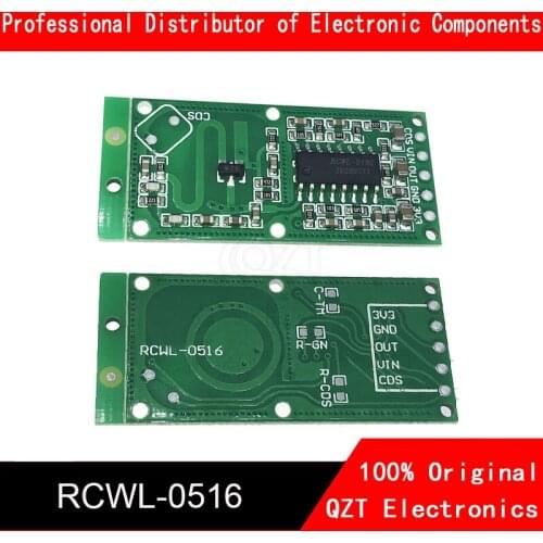 RCWL-0516 RCWL 0516 Microwave Radar Sensor Human Sensor Body Sensor Module Induction Switch Module Output 3.3V For Arduino Diy