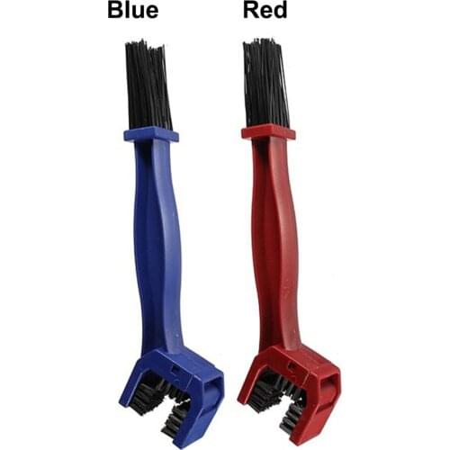 Bicycle Brush Motorcycle Bike Bicycle-chain Crankset Brush Cleaner Cleaning Tool Red Cycling Parts