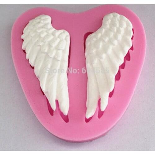 Silicone Angel Wing Fondant Silicone Sugar Craft Molds DIY Cake Decorating