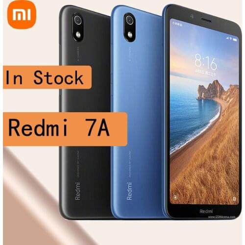 Celular Xiaomi Redmi 7A smartphone 5.45 inch 4000mAh Unlocked Global firmware Dual SiM Face ID 4G Android smartphone