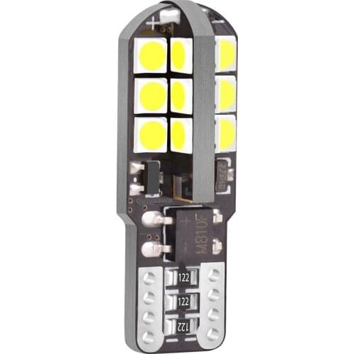 100PCS T10 W5W Super Bright 24smd 3030 Led Car Parking Light Turn Side Bulbs Canbus No Error Auto Wedge Interior Reading Lamps