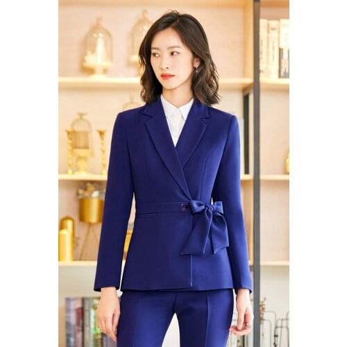 Formal OL Styles Women Pantsuits Autumn Winter Professional Ladies Office Work Wear Blazers with Pants and Jackets Coat Set