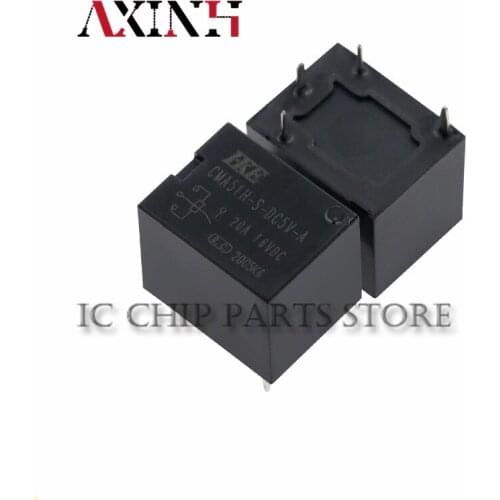 5pcs/lot HKE Auto relay CMA51H-S-DC5V-A 4PIN 12V 20A 100% new original relay in stock
