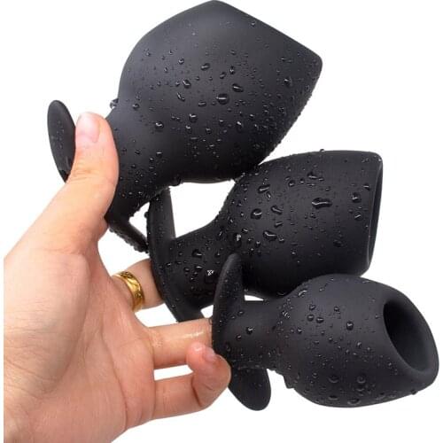 Anal Hollow Plug Anal Large Butt Plug Huge Prostate Massage Treatment Sex Products for Masturbator Ass Goblet Anus Speculum Toys